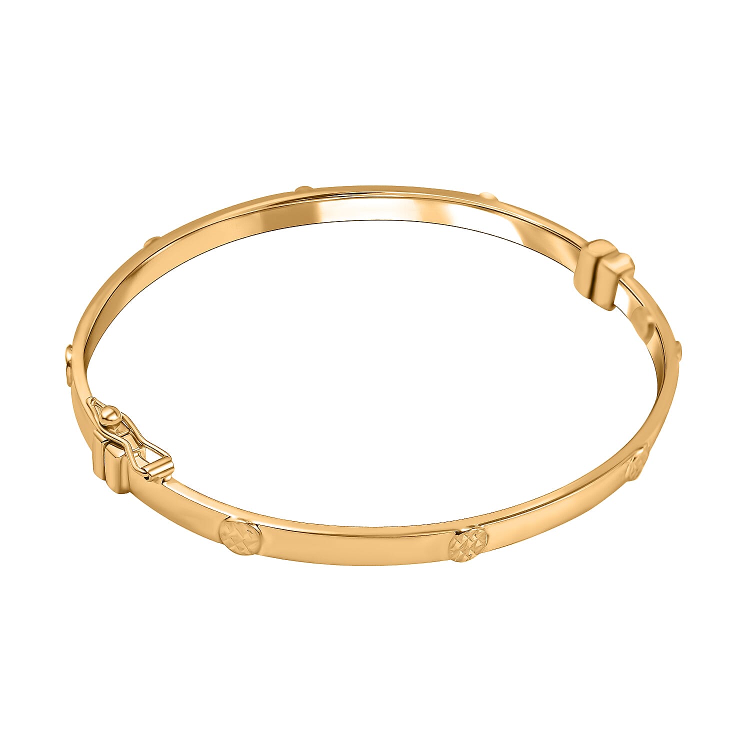 Maestro Collection Designer Inspired - 9K Yellow Gold Bangle, Gold Wt. 4.20 Gms. 7989576 2