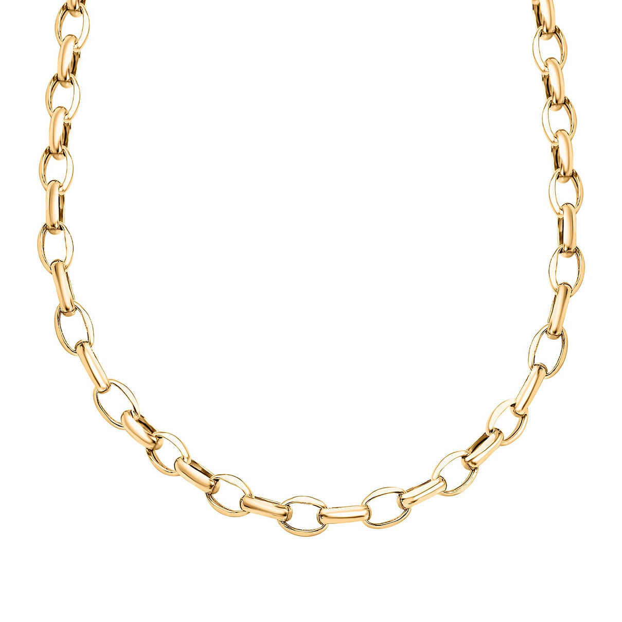 9K Yellow Gold Belcher Necklace (Size - 20) With Spring Ring Clasp, Gold Wt. 3.60 Gms 7265038 0