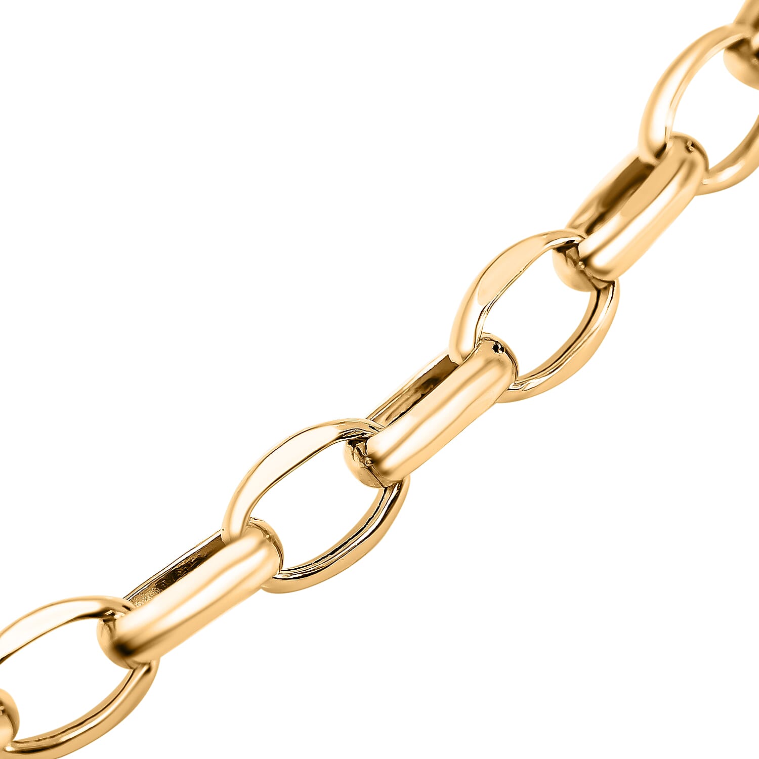 9K Yellow Gold Belcher Necklace (Size - 20) With Spring Ring Clasp, Gold Wt. 3.60 Gms 7265038 2