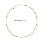 One Time Closeout Deal -9K Yellow Gold Oval Belcher Necklace (Size - 20) 4.02 Grms