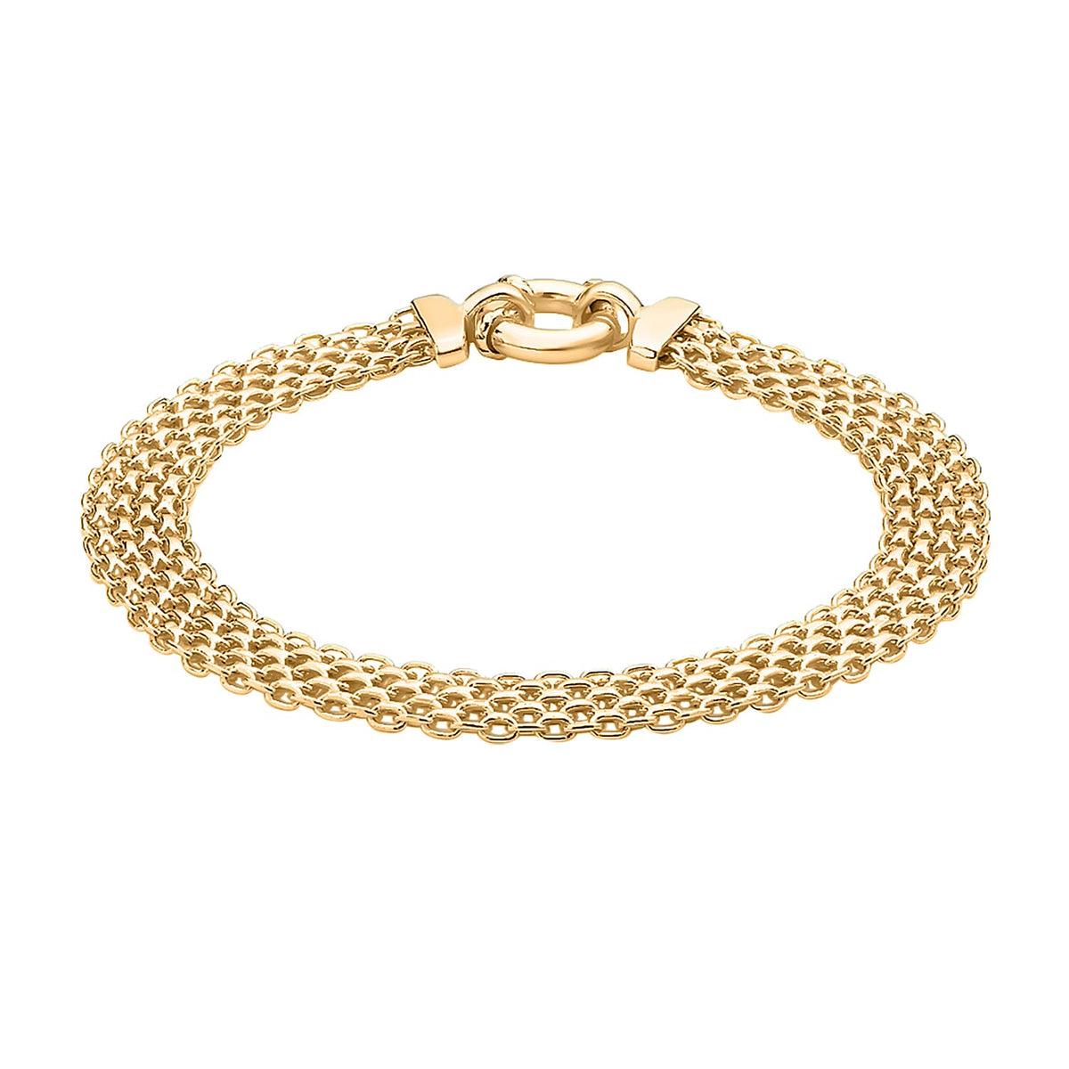 9K Yellow Gold Bismark Bracelet (Size - 7.5) 8020813 0