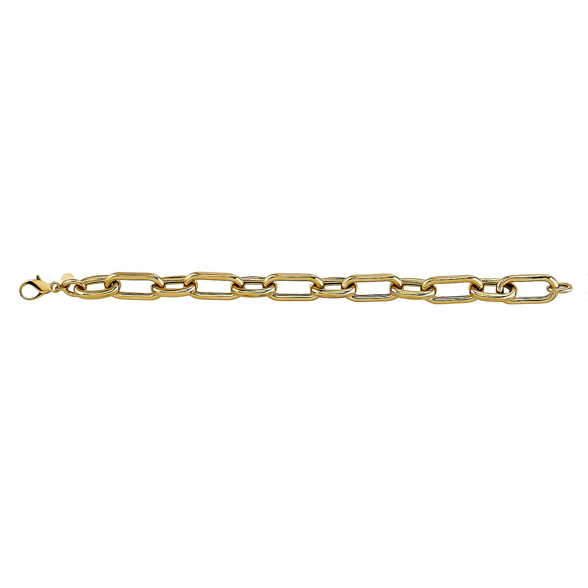 9K Yellow Gold Link Bracelet (Size - 7.25) With Lobster Clasp, Gold Wt. 6.95 Gms. 7939303 1