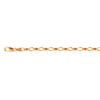 One Time Deal-9K Yellow Gold Belcher Bracelet (Size - 7.5)
