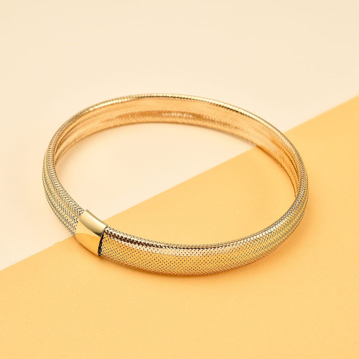 Maestro Collection - 9K Yellow Gold Omega Bracelet (Size - 7.5) V32515440 1