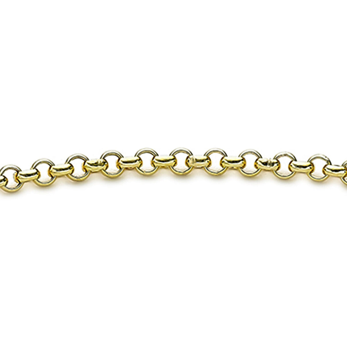9K Yellow Gold 25.5mm x 3mm T Bar Hollow Belcher Chain Albert Clasp Bracelet 7.5 Inch 7328224 1