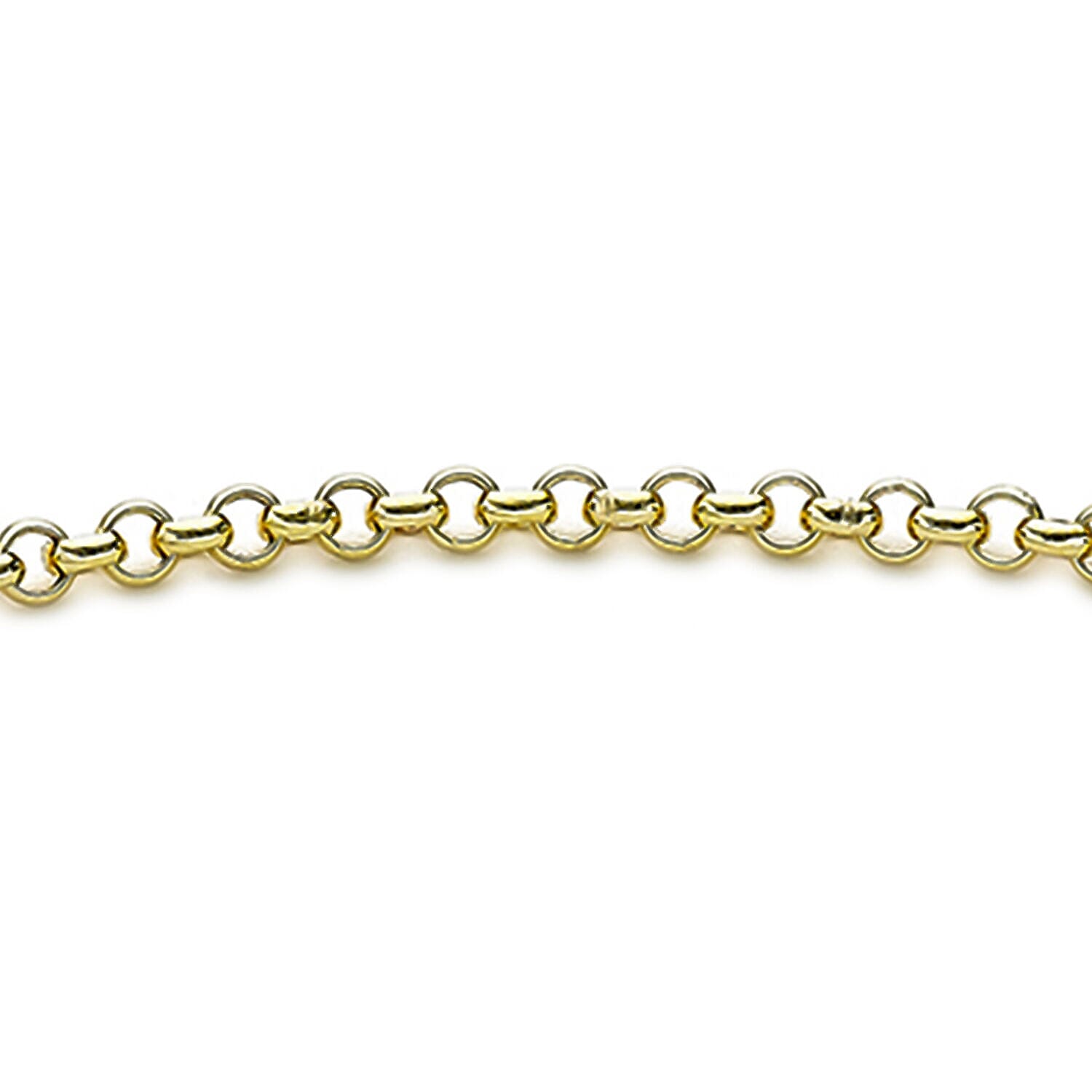 9K Yellow Gold 25.5mm x 3mm T Bar Hollow Belcher Chain Albert Clasp Bracelet 7.5 Inch 7328224 1