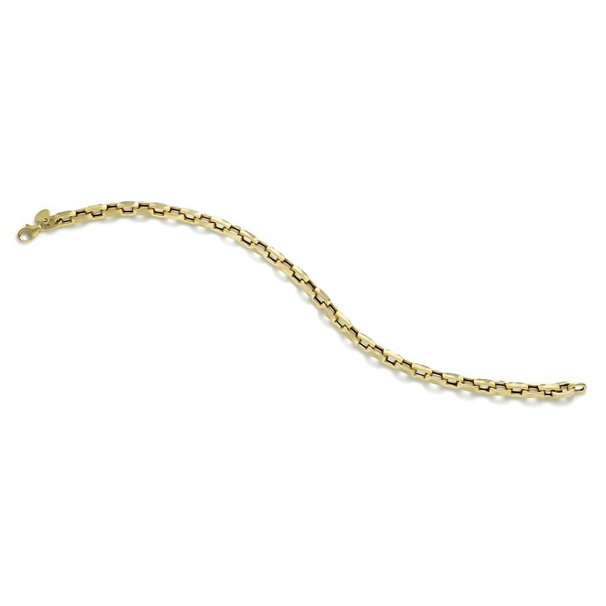Maestro Collection - 9K Yellow Gold Mirror Grande Square Bracelet (Size - 7.5). Gold WT 3.00 Gms 7780470 0