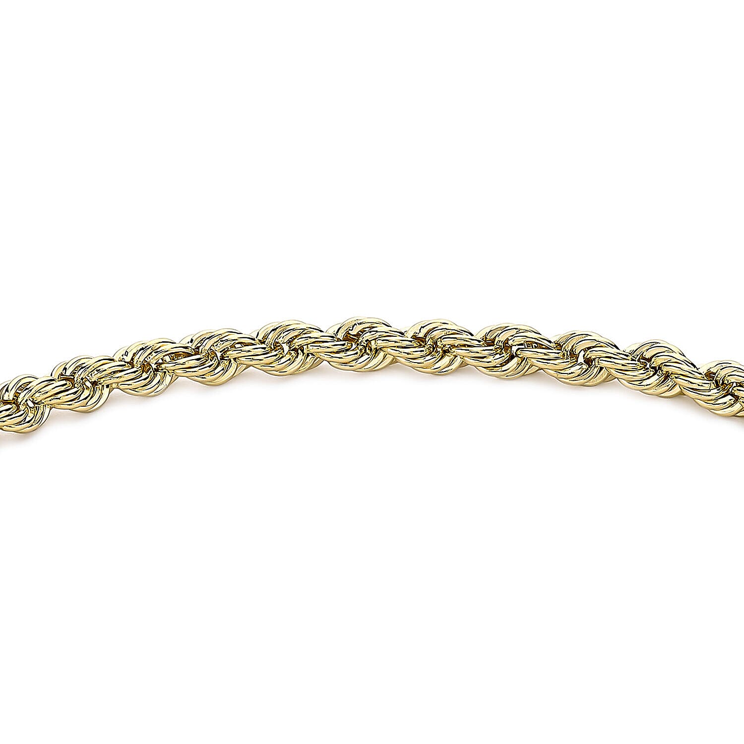 9K Yellow Gold 25.5mm x 3mm T Bar Rope Chain Albert Clasp Bracelet 7.5 Inch 7328223 1