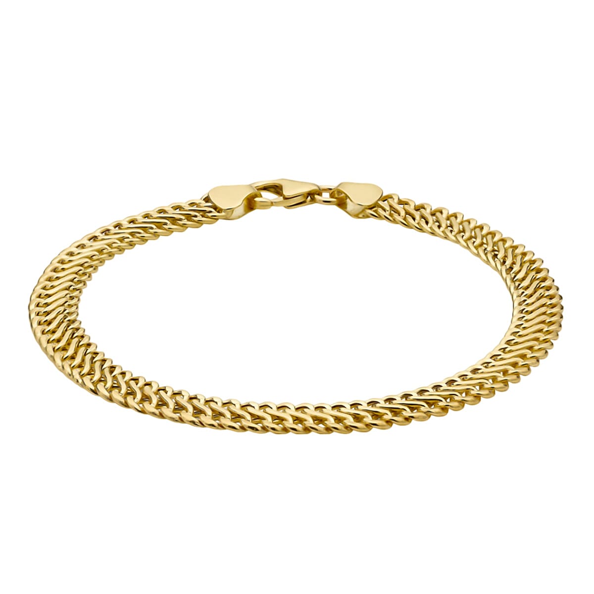 9K Yellow Gold Curb Bracelet (Size - 7.5), Gold Wt. 3.3 Gms 7752221 0