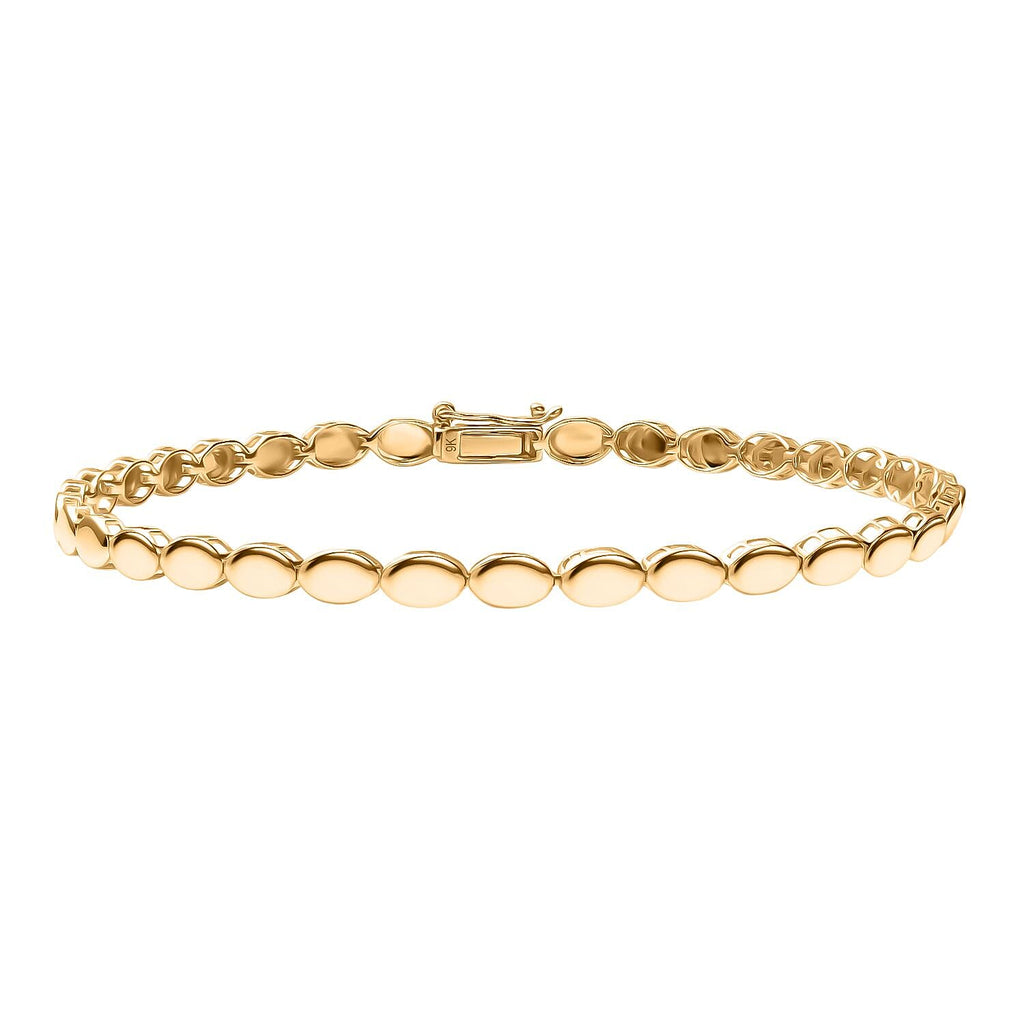9K Yellow Gold Bracelet (Size 7.5), Gold Wt. 3.36 Gms.