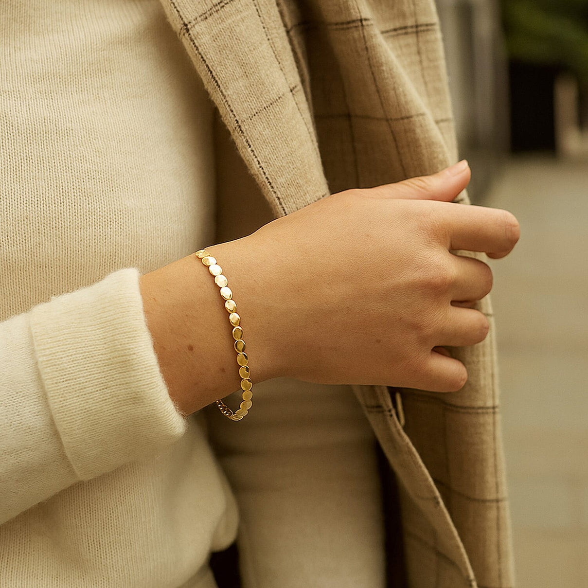 9K Yellow Gold Bracelet (Size 7.5) with Box Clasp 8265500 2