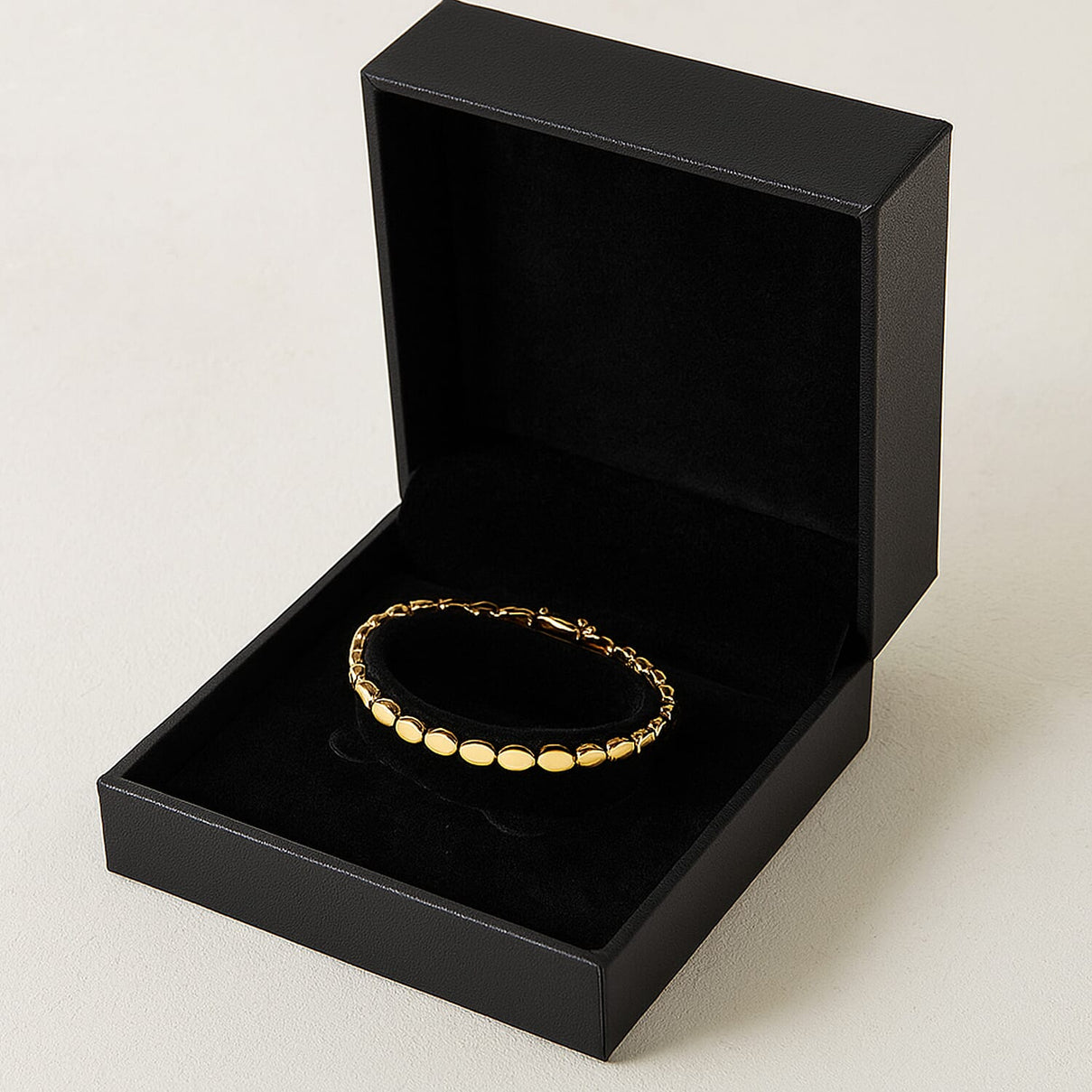 9K Yellow Gold Bracelet (Size 7.5) with Box Clasp 8265500 4