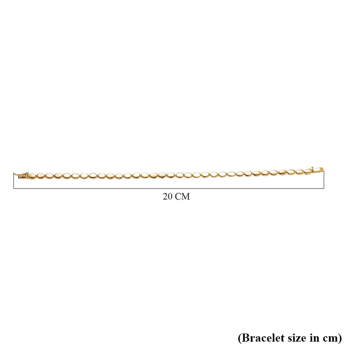 9K Yellow Gold Bracelet (Size 7.5) with Box Clasp 8265500 6