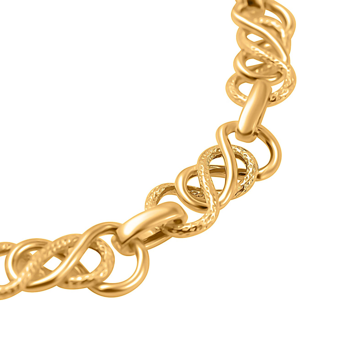 Italian Closeout - Celtic Knot Bracelet (Size - 7.5), 3.7 Gms 7763583 2