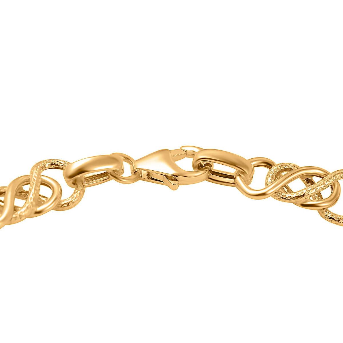 Italian Closeout - Celtic Knot Bracelet (Size - 7.5), 3.7 Gms 7763583 3