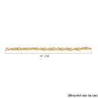 Italian Closeout - Celtic Knot Bracelet (Size - 7.5), 3.7 Gms
