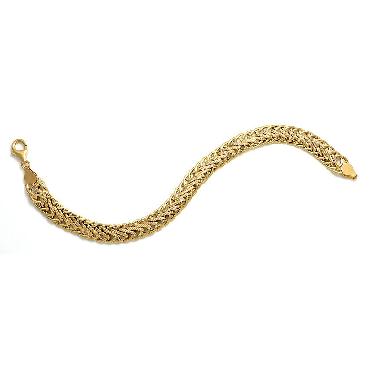 Maestro Collection - 9K Yellow Gold 8.85MM Bracelet with Spring Ring Clasp 7.5 Inch 8319330 0