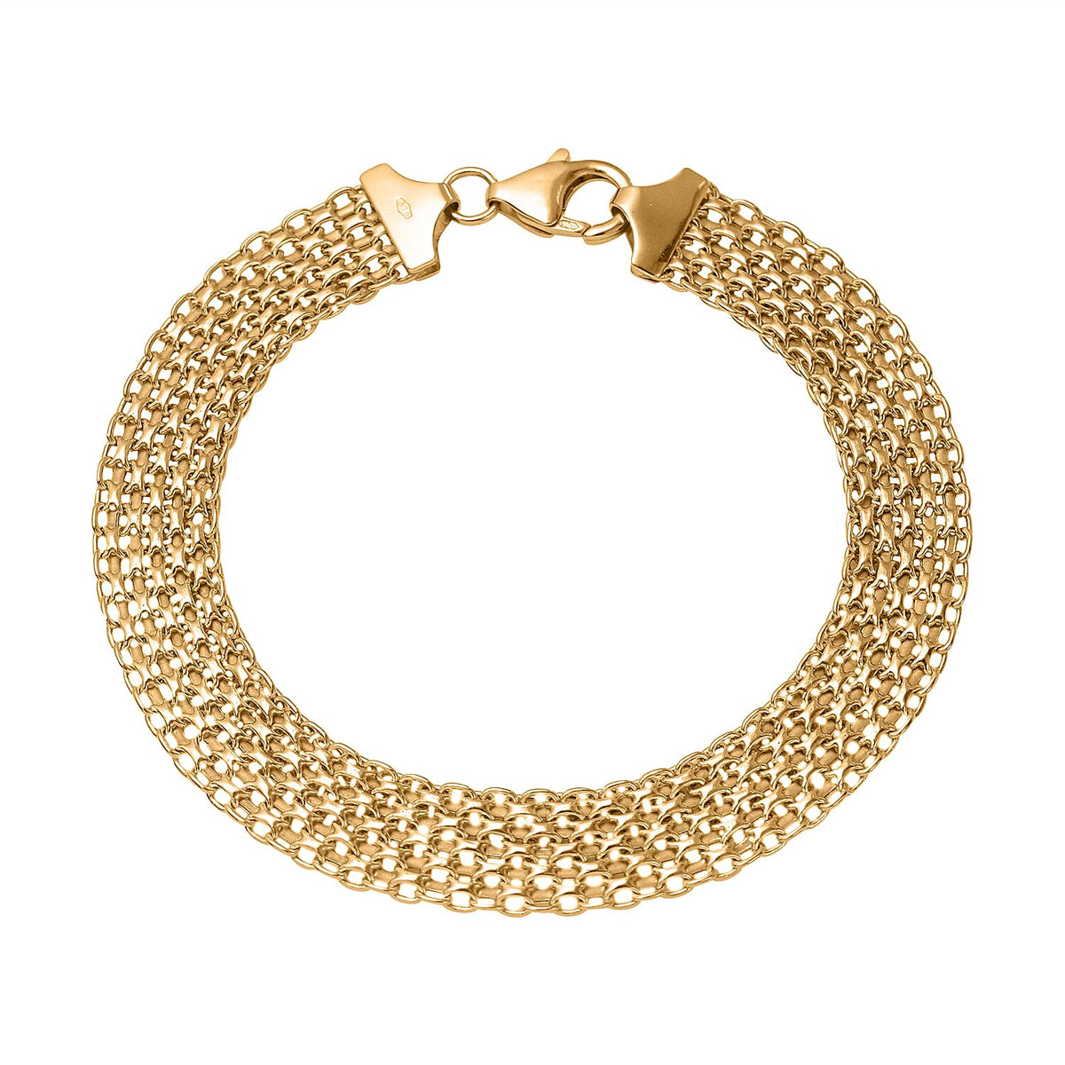 Web  Exclusive Deal- 9K Yellow Gold Bismark Bracelet (Size - 7.5), Gold Wt. 5.80 Gms 7667949 0