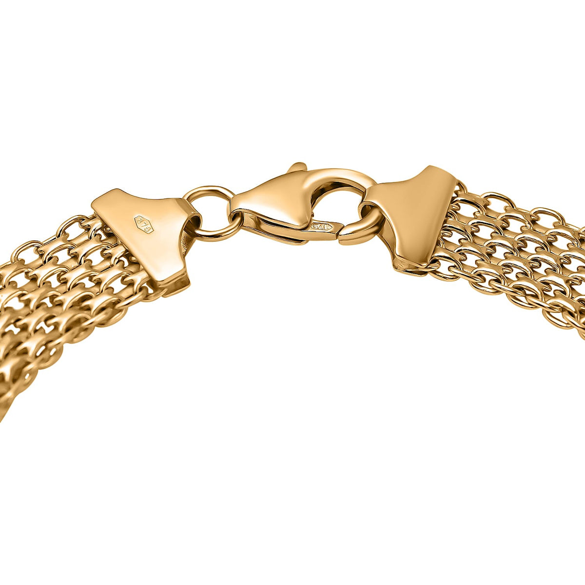 Web  Exclusive Deal- 9K Yellow Gold Bismark Bracelet (Size - 7.5), Gold Wt. 5.80 Gms 7667949 2