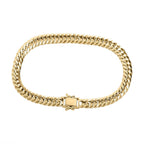 9K Yellow Gold Triple Curb Bracelet (Size - 7.5), Gold Wt. 6.25 Gms