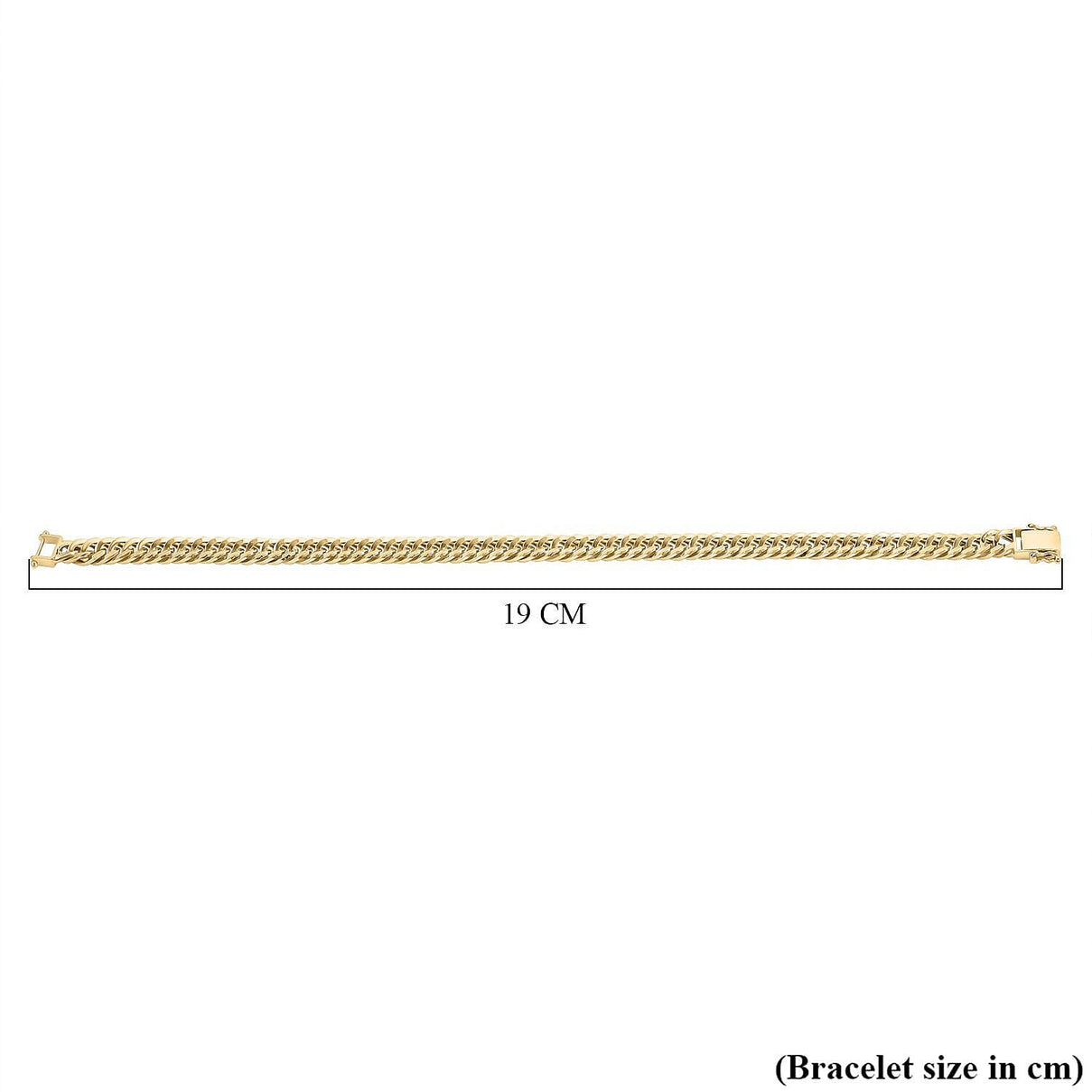 Closeout Deal- 9K Yellow Gold Curb Bracelet (Size - 7.5), Gold Wt. 6.10 Gms 7319314 3