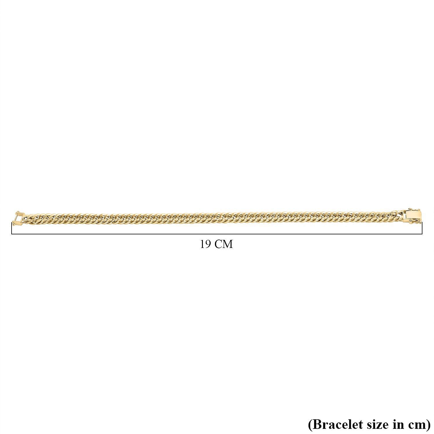 Closeout Deal- 9K Yellow Gold Curb Bracelet (Size - 7.5), Gold Wt. 6.10 Gms 7319314 3