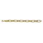 9K Yellow Gold Link Bracelet (Size - 7.25) With Lobster Clasp, Gold Wt. 6.95 Gms.