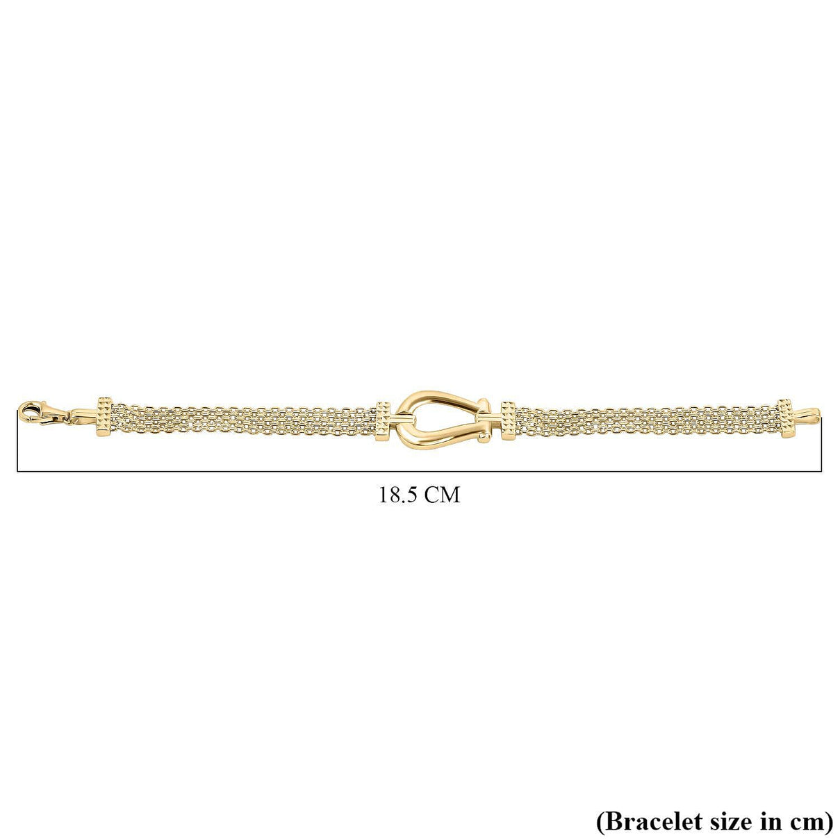 Close Out - 9K Yellow Gold Snaffle Bracelet (Size - 7.5), Gold Wt. 9.50 Gms 7319313 4