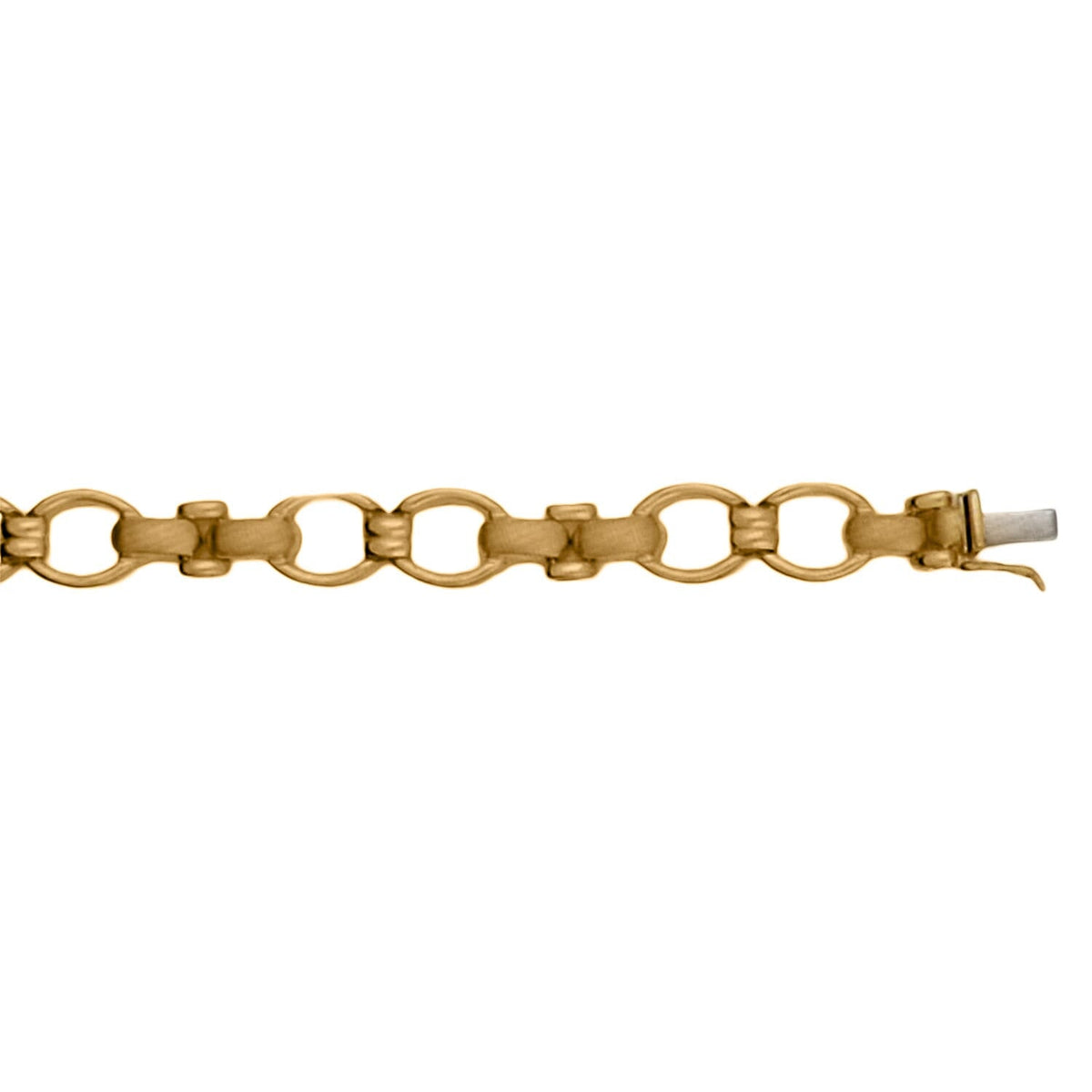 Vicenza Closeout - First Time Ever-  Designer Inspired 9K Yellow Gold Bracelet (Size - 7.5) 7786497 0