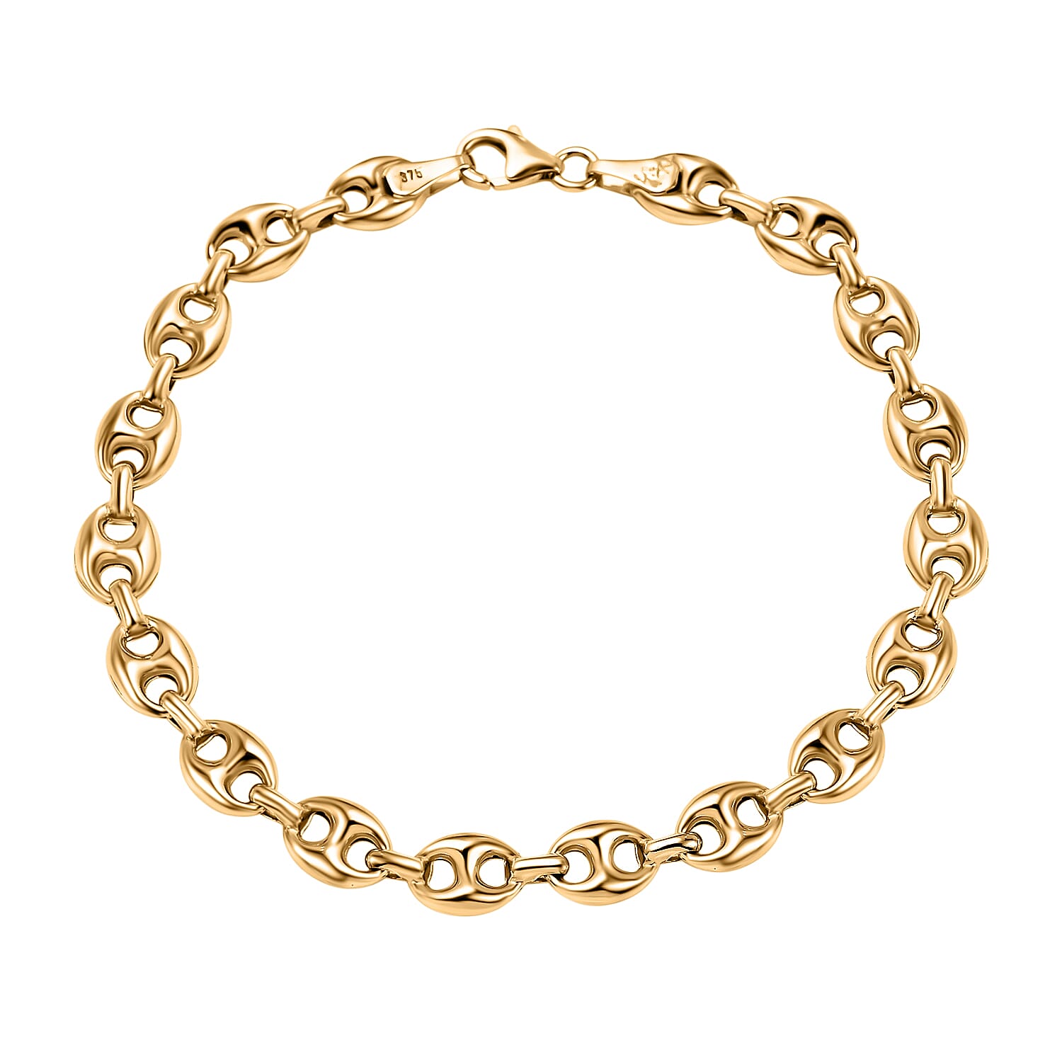 9K Yellow Gold Mariner Link Bracelet (Size - 7.5), Gold Wt 5.0 Gms 7432710 0