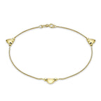 9K Yellow Gold  Bracelet (Size - 7),  Gold Wt. 0.92 Gms