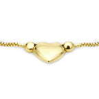 9K Yellow Gold  Bracelet (Size - 7),  Gold Wt. 0.92 Gms