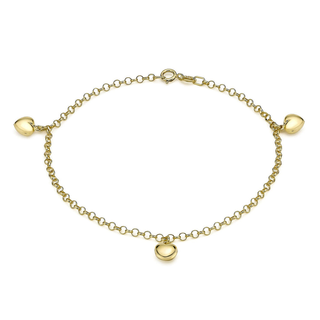 9K Yellow Gold  Bracelet (Size - 7),  Gold Wt. 1.5 Gms