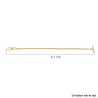 9K Yellow Gold  Bracelet (Size - 7),  Gold Wt. 1.7 Gms