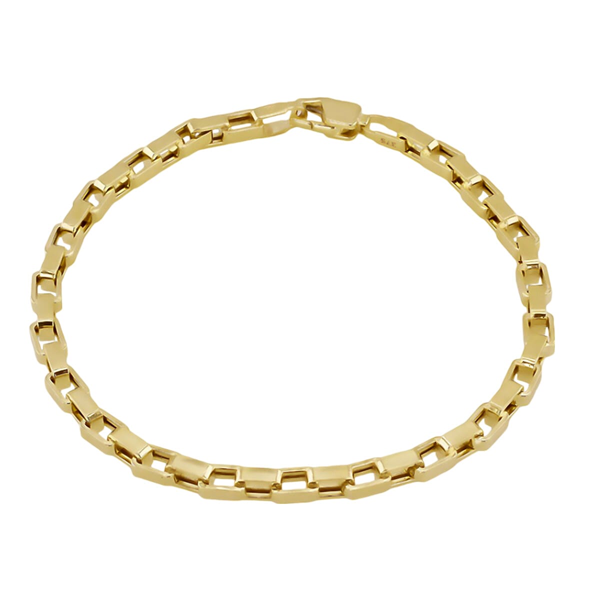 Italian Closeout Megabuy - 9K Yellow Gold Cable Link  Bracelet (Size - 7), Gold Wt 4.20 GM 7762039 0