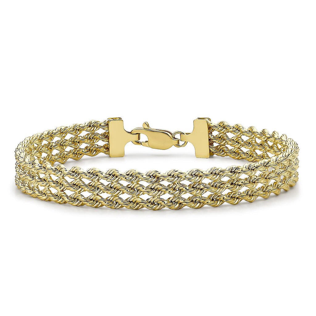 9K Yellow Gold  Bracelet (Size - 7),  Gold Wt. 5.5 Gms