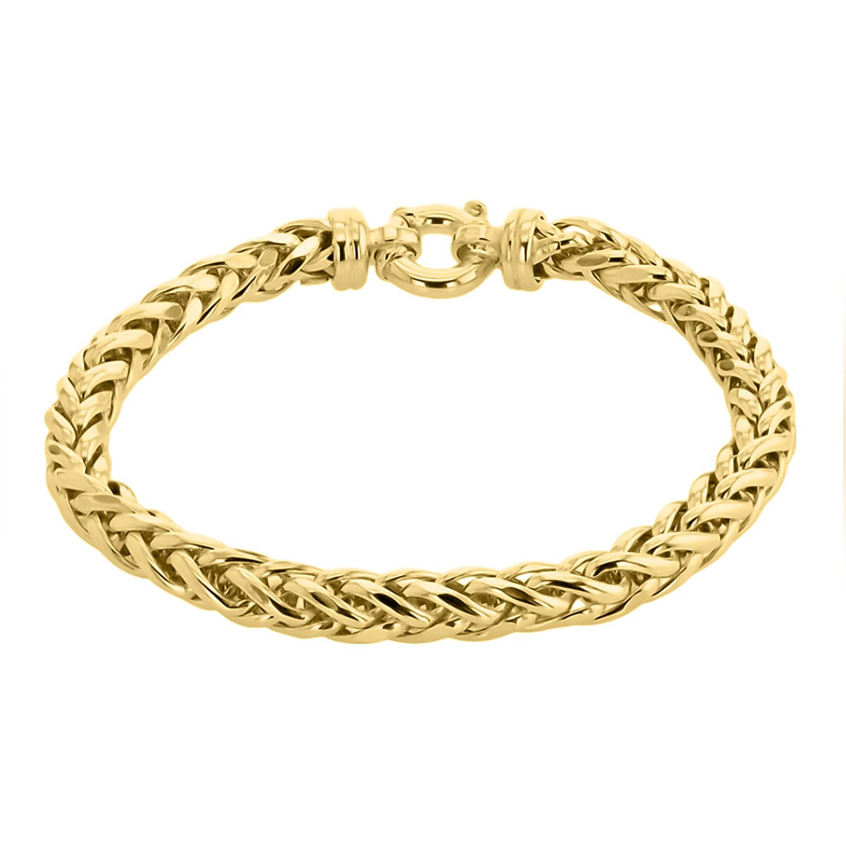 9K Yellow Gold Wheat Link Bracelet (Size - 8), Gold Wt. 14.3 Gms 7763655 0