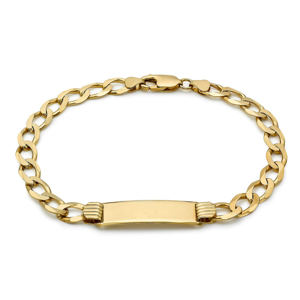 9K Yellow Gold  Bracelet (Size - 8),  Gold Wt. 9.7 Gms