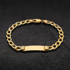 9K Yellow Gold  Bracelet (Size - 8),  Gold Wt. 9.7 Gms