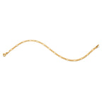 Maestro Collection-9K Yellow Gold Figaro Bracelet (Size - 8)