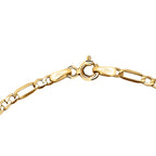 Maestro Collection-9K Yellow Gold Figaro Bracelet (Size - 8)