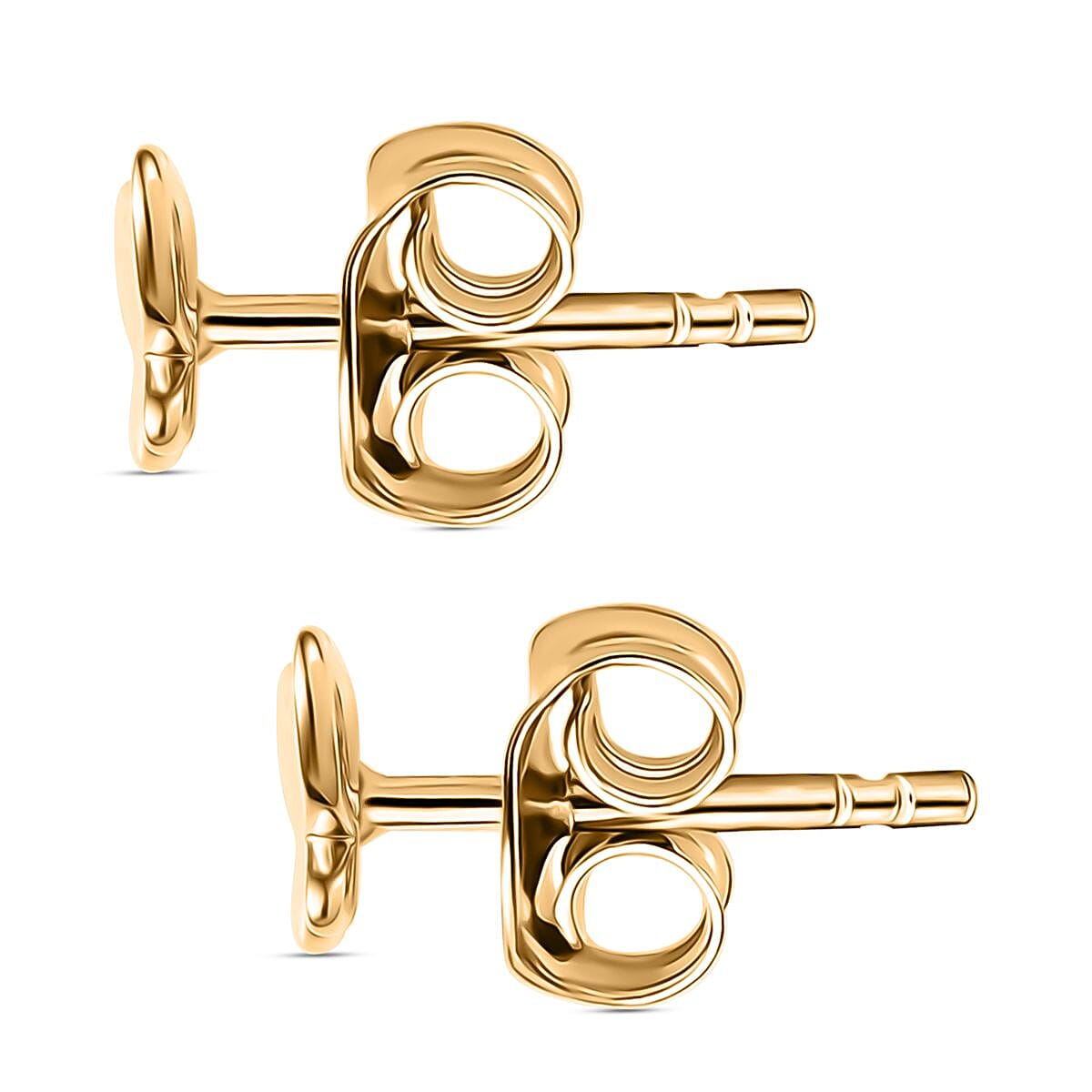 9K Yellow Gold Butterfly Earring with Push Back 8269738 5