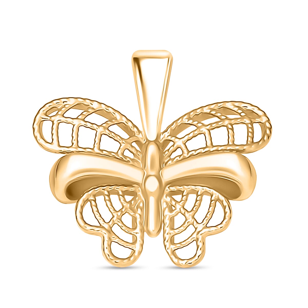 Close Out Deals - 9K Yellow Gold Butterfly Pendant 8039890 0