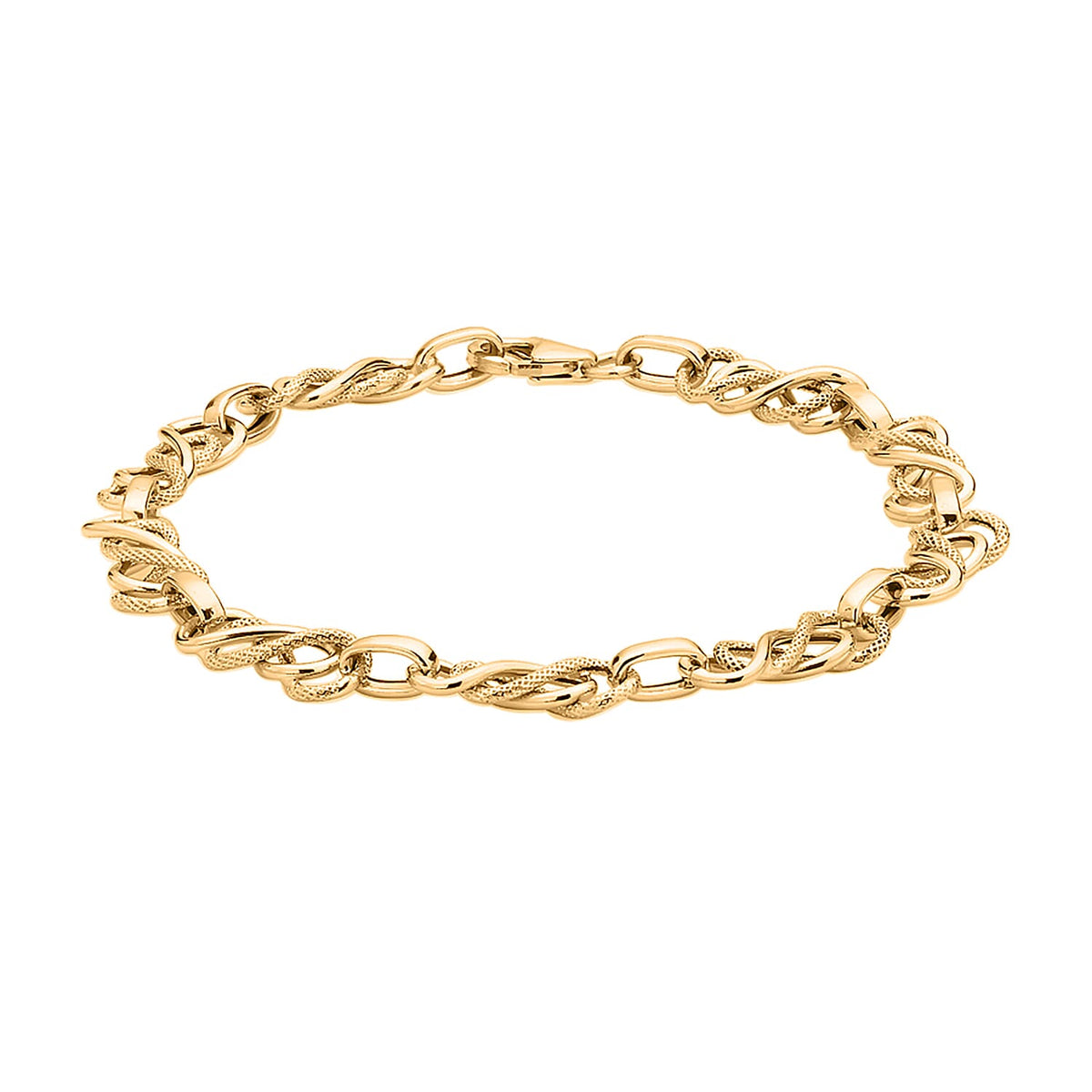 9K Yellow Gold Celtic Bracelet (Size - 7.5) 8020832 0