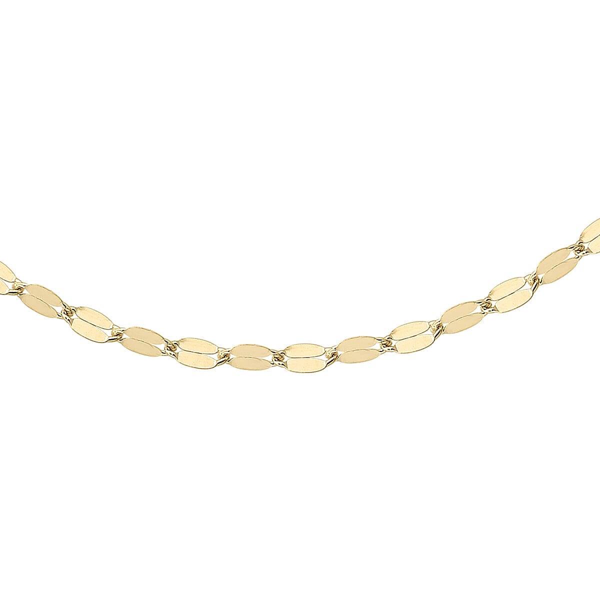1.8mm Forzatina Chain 16 Inch in 9K Yellow Gold 7582314 0