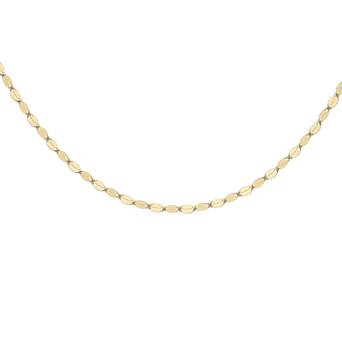 1.8mm Forzatina Chain 16 Inch in 9K Yellow Gold 7582314 2