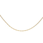 9K Yellow Gold  Chain (Size - 20),  Gold Wt. 1.5 Gms