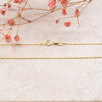 9K Yellow Gold  Chain (Size - 20),  Gold Wt. 1.5 Gms