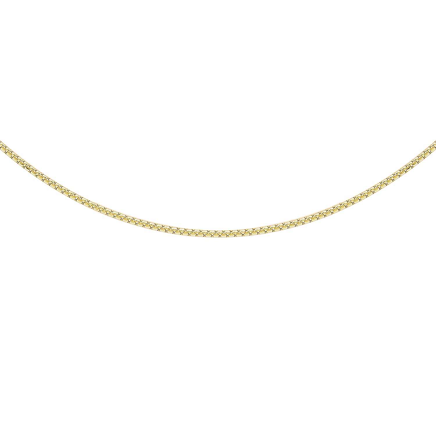 Diamond Cut Box Chain 16 Inch in 9K Yellow Gold 7579376 0