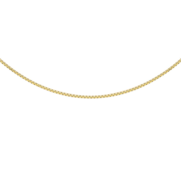 Diamond Cut Box Chain 16 Inch in 9K Yellow Gold 7579376 1